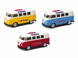 HOLL5002 T 1 Busje Volkswagen I Love Holland 4 ass 1;34