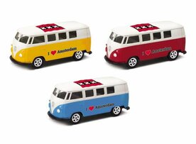 AM5002 T1 Busje Volkswagen I love Amsterdam 4 ass  1:34