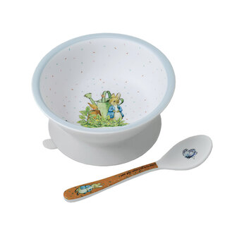 BP702P  Bowl with suction pad and spoon