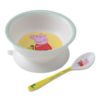 PI702K  Bowl with suction pad and spoon