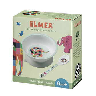 EL702P  Bowl with suction pad and spoon