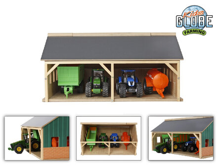 610047  Kids Globe landbouwloods voor tractoren 1:50 25,3x33,4x16,7cm