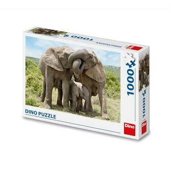 DN532953  Puzzle Elefphant Family 1000 pcs