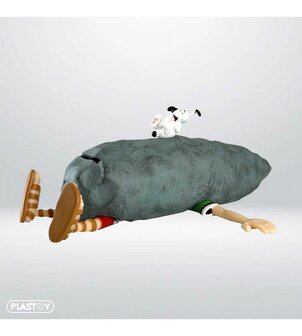 Idefix et le romain ecrase  money bank
