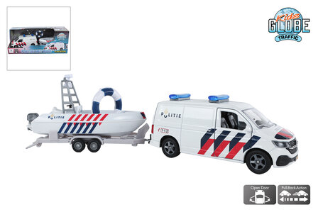 Volkswagen Transporter Politie met boot
