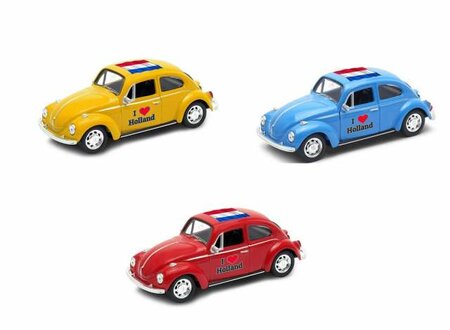 HOLL51001 Kever I love holland small 1:64  4 ass kleur 1:64