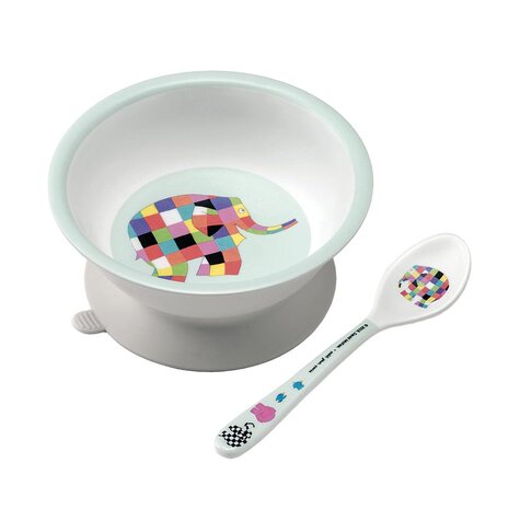 EL702P  Bowl with suction pad and spoon