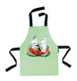 MO625BH  Coated cotton apron green