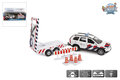 510633  Kids Globe politie Volvo XC90 met pijlwagen NL die cast pb met licht 29cm